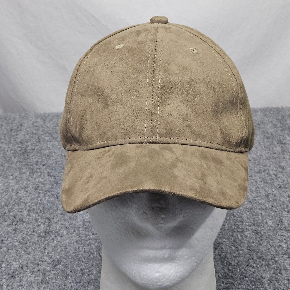 Altard State Hat Womens Tan Faux Suede Adjustable Casual Dad Cap Neutral Chic